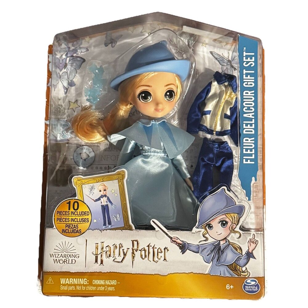 Harry Potter 8-inch Fleur Delacour 10-piece Doll Gift Set with 2 Outfits NEW